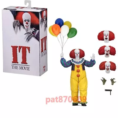 Buy 7  NECA Stephen King's IT Pennywise Clown Ultimate Action Figure Model Toys UK • 27.85£