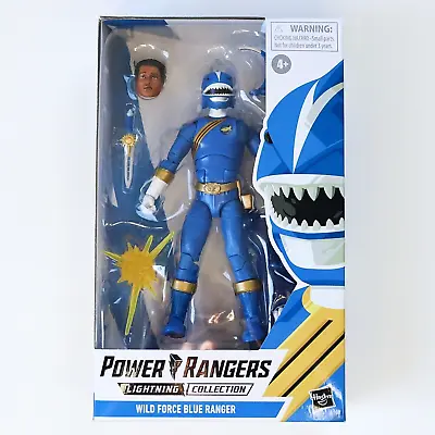 Buy Power Rangers Lightning Collection 6  Figure: WILD FORCE BLUE RANGER -NEW IN BOX • 39.99£