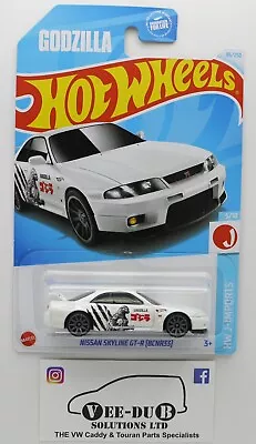 Buy Hot Wheels Nissan Skyline GT-R (BCNR33) White Godzilla Hotwheels 2024 HTC44 NEW • 8.99£
