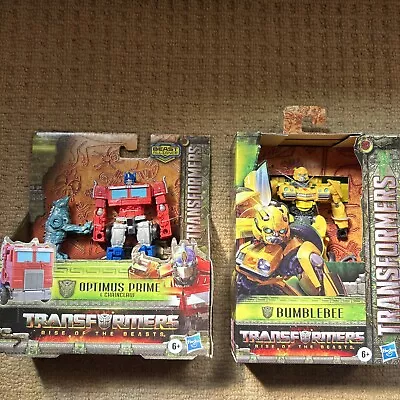 Buy Transformers Rise Of The Beasts Bumblebee And Optimus Prime • 5.50£