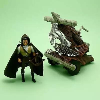 Buy ROBIN HOOD PRINCE OF THIEVES ☆ CROSSBOW & NET LAUNCHER Vintage Figure 90s Kenner • 29.99£