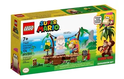 Buy LEGO Super Mario: Dixie Kong's Jungle Jam Expansion Set (71421) RRP: £20.99 New • 15.49£