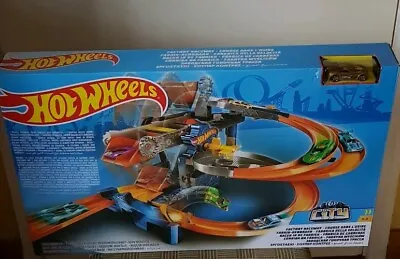 Buy Hot Wheels Factory Raceway Set For 5 6+ Years *100%NEW AND UNOPENED(SEALED)* • 39.95£
