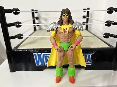 Buy WWE Ultimate Warrior Wrestling Figure With Cape Mattel Create A Superstar WWF • 6.49£