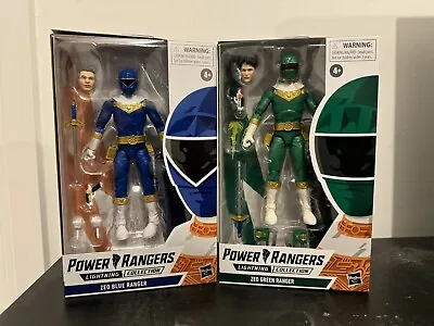 Buy Power Rangers Lightning Collection Zeo Blue And Green Ranger Figures • 59.99£