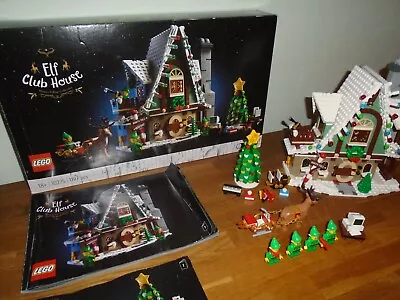 Buy Lego Icons Winter Village 10275 - Elf Club House - 100% Complete, Instructs, Box • 90£