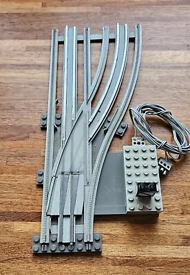 Buy Lego Train - Electric / Manual Points Right Hand 12v – Vintage - UNTESTED • 35£