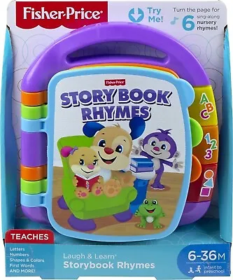 Buy Fisher-Price Laugh & Learn Storybook Rhymes With Lights And Sounds CDH24 • 14.99£