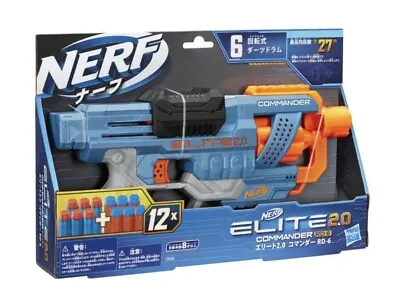 Buy NERF Elite 2.0 Commander RD-6 Blaster Gun Brand New • 13.79£