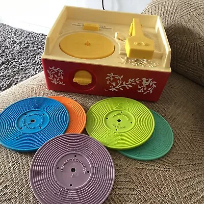 Buy Vintage Fisher Price Music Box Record Player Complete Fully Serviced • 42.99£