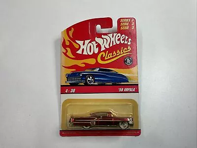 Buy 1:64 Hot Wheels Classics Series 3 '58 Impala Sealed Long Card • 8£