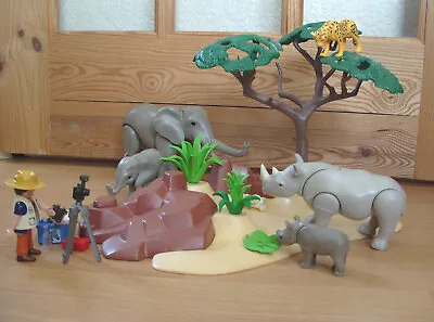 Buy Playmobil 100% Complete Set 5275 WWF Wildlife Researcher In African Savannah • 54.95£