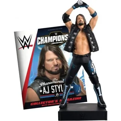 Buy WWE Championship Collection AJ Styles Statue 14cm Eaglemoss Hero Collector BNIB • 9.99£