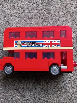 Buy CREATOR RED LEGO DOUBLE DECKER LONDON BUS RARE COLLECTABLE 211b • 4£
