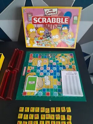 Buy The Simpsons Scrabble Board Game 2005 Mattel 100% Complete • 11£