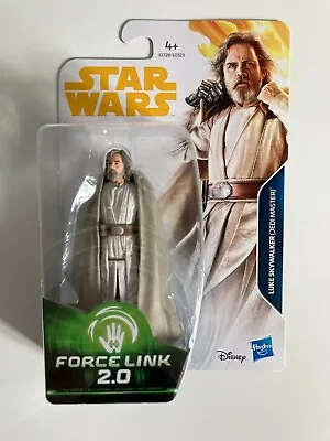 Buy Star Wars Action Figure 3.75'' Force Link 2.0 Luke Skywalker Jedi Master NEW • 9£