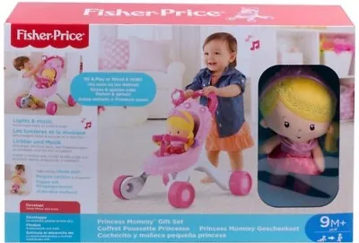 Buy Fisher-Price Princess Stroll-Along Musical Walker And Doll Gift Set • 47.50£