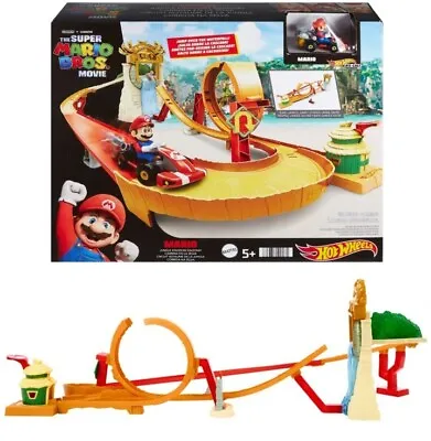 Buy Hot Wheels Super Mario Movie Jungle Kingdom Raceway Playset • 40£