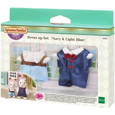 Buy Sylvanian Families  -Town Dress Up Set (Navy And Light Blue) [6019] • 9.98£
