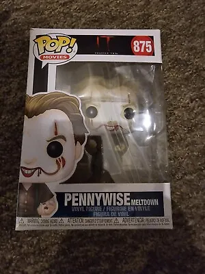 Buy Pennywise Meltdown 875 Funko Pop IT Horror Movies Toy Clown Figure Vinyl • 11.39£