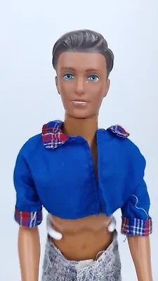 Buy Vintage Hasbro 1993 Brown Hair Paul Doll Sindy Boyfriend Magic Jeans • 25.23£
