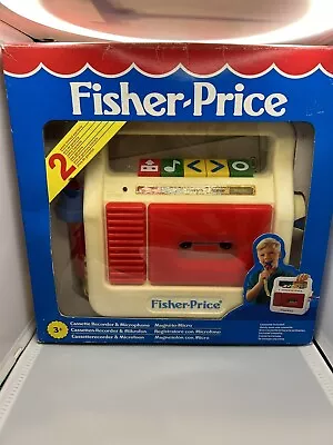 Buy Fisher Price Cassette Player Recorder & Tape With Microphone, Working Boxed • 34.99£