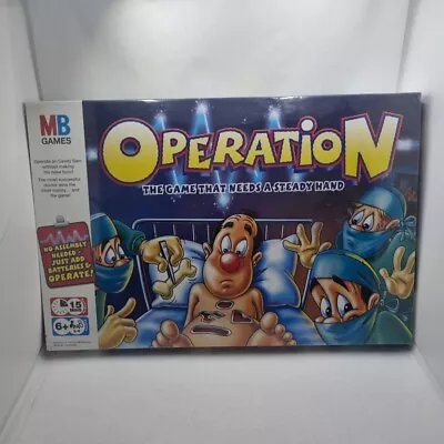 Buy 2004 Operation Electronic Board Game -  Hasbro Classic - Brand New & Sealed • 29.94£