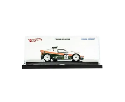 Buy Hot Wheels Period Correct Ford RS200 Acrylic Case Display Collectors Edition RLC • 114.99£