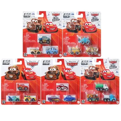 Buy Mattel Disney Pixar Cars Hot Rod Racers Mini Die-cast Vehicle 3-Pack Official • 14.99£
