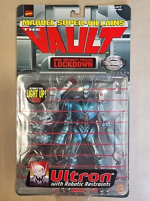 Buy Marvel Super-Villains The Vault ULTRON Action Figure Toy Biz 1998 • 10£
