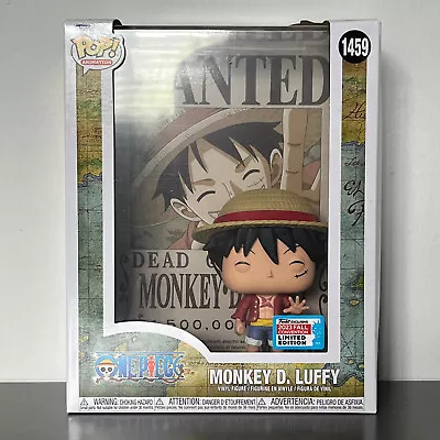 Buy Funko POP! One Piece Monkey D Luffy Wanted Poster 2023 Fall Convention #1459 • 42.99£