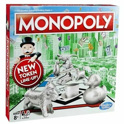 Buy Monopoly Classic Board Game From Hasbro Gaming UK EDITION NEW & SEALED. • 16.99£