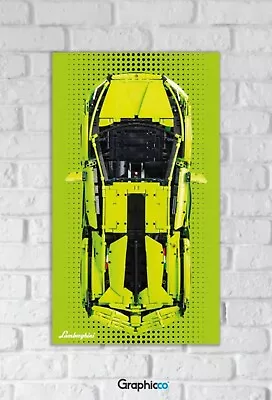 Buy Wall Display For LEGO® Technic 42115 Lamborghini Sián / Luxury Model Display D1 • 49£
