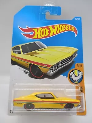 Buy Hot Wheels 69 Chevelle SS 396 New On Long Card • 1.99£