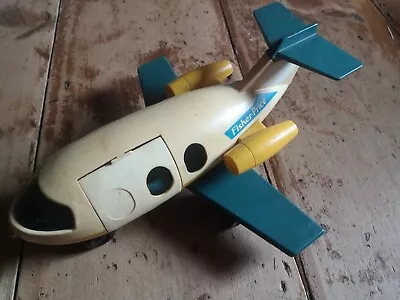 Buy Vintage Fisher Price Little People Fun Play Plane Aeroplane Jumbo Jet 1970s  • 4.99£