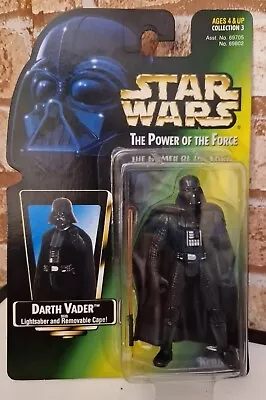 Buy Star Wars Power Of The Force Darth Vader With Lightsaber And Cape - Kenner 1995 • 9.95£