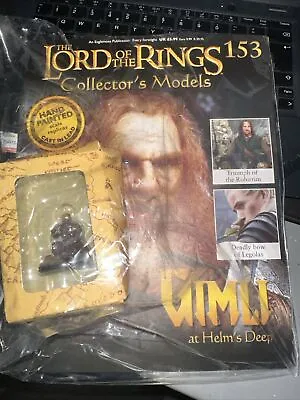 Buy LORD OF THE RINGS COLLECTOR'S MODELS EAGLEMOSS ISSUE 153 Gimli Metal Lead Figure • 14.99£
