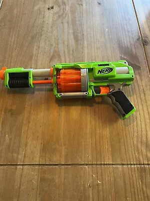 Buy Nerf Dart Tag Pump Action Gun (Green) With 10 Dart Drum • 7.99£