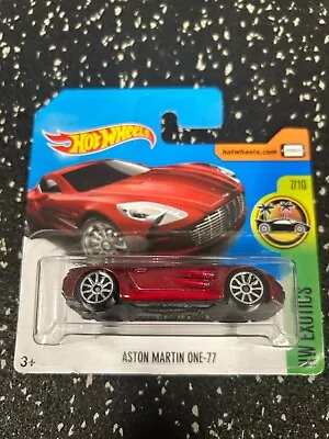 Buy ASTON MARTIN ONE-77 RED EXOTICS Hot Wheels 1:64 **COMBINE POSTAGE** • 4.95£