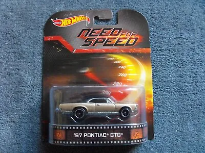 Buy Hot Wheels Retro Entertainment Need For Speed 67 Pontiac GTO • 30£