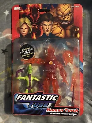 Buy Marvel  Fantastic Four Classics Human Torch With Impy Figure Toybiz • 18£
