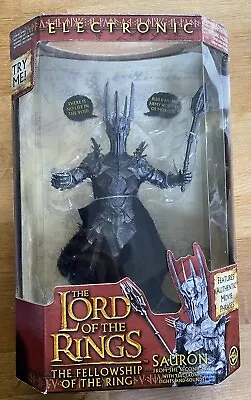 Buy TOYBIZ LOTR FELLOWSHIP OF THE RING SAURON THE 2nd AGE ELECTRONIC RED BOX SEALED • 49.99£