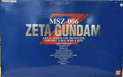 Buy PG Mobile Suit Z Gundam MSZ-006 Zeta Gundam 1/60 Scale Color-coded Plastic Model • 222.50£