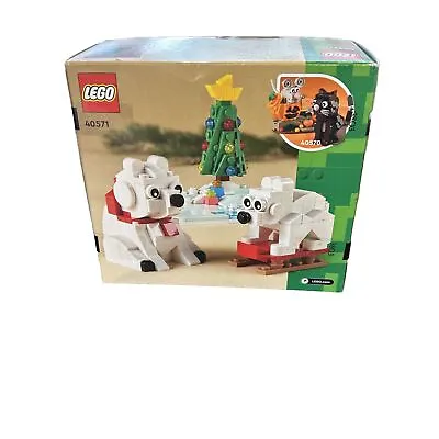 Buy LEGO Seasonal Wintertime Polar Bears Set 40571 Box Slightly Slightly Damaged • 11.99£