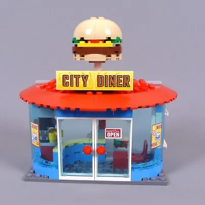 Buy LEGO® City Fast Food Diner Burger Bar Restaurant Cafe From Set 60271 • 19.99£