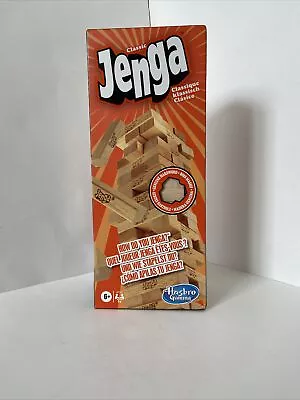 Buy Classic Jenga Wooden Block Tower Stacking Game Ages 6+ Years From Hasbro Gaming  • 14.99£