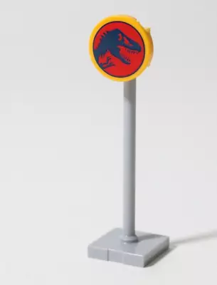Buy LEGO Jurassic Park Minifigure Sign Part Jurassic World T-Rex Logo Tile - Genuine • 1.99£