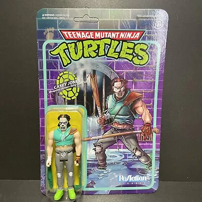 Buy Super 7 Teenage Mutant Ninja Turtles ReAction Action Figure Casey Jones TMNT New • 16.99£
