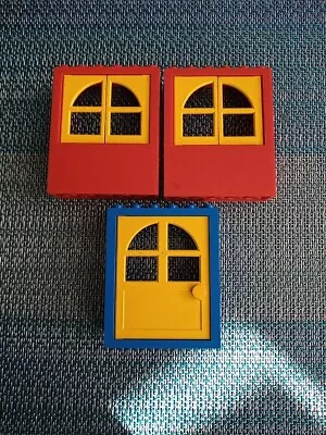 Buy Door And Two Matching Windows Lego Bricks 6 X  2 Used • 2.50£