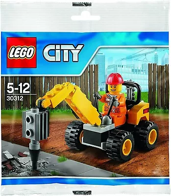 Buy Lego 30312 City Demolition Driller. Small Polybag Set. • 6.49£